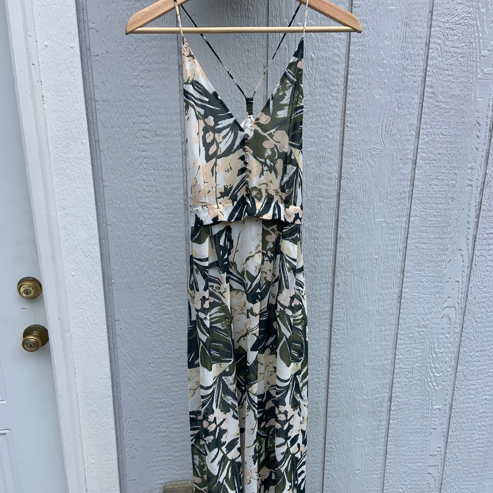 Long floral dress